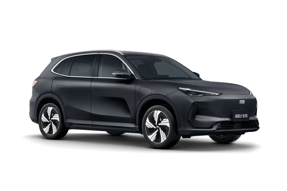 Geely EX5 en color Negro Obsidiana
