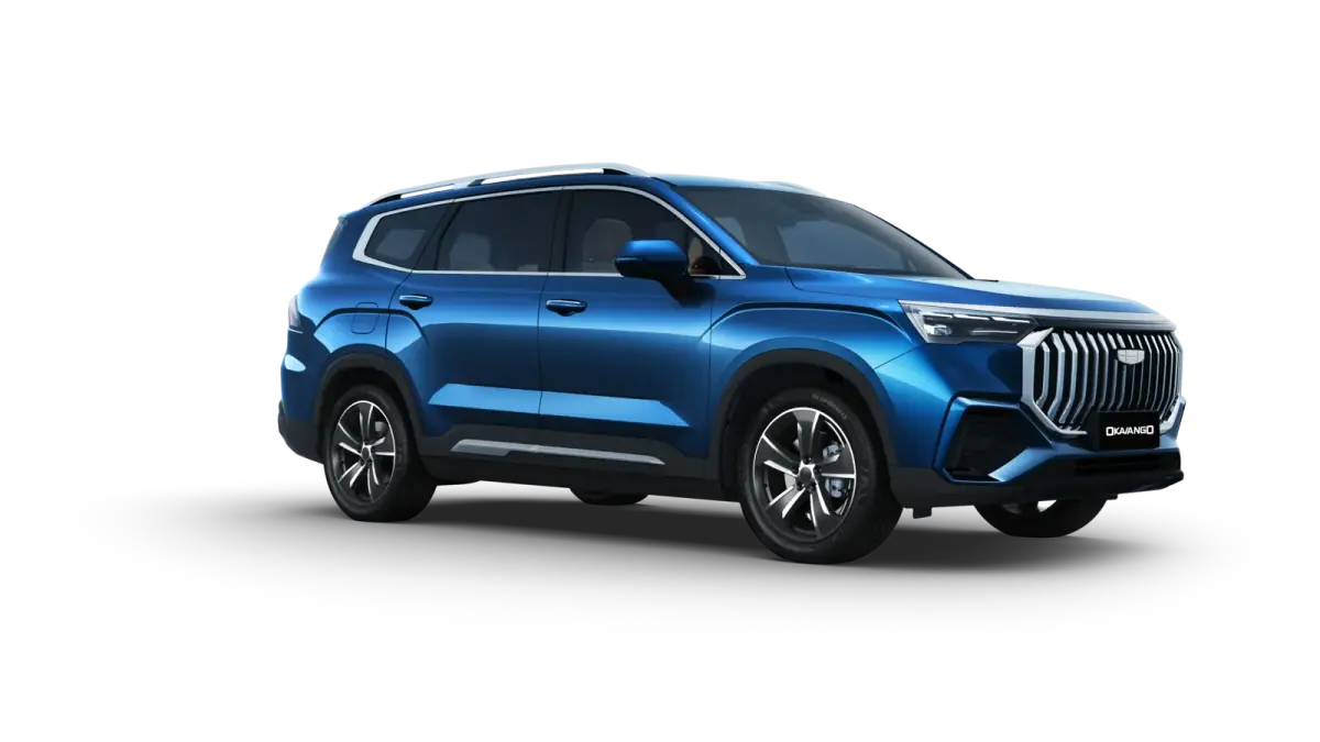 Geely Okavango en color Azul Winter